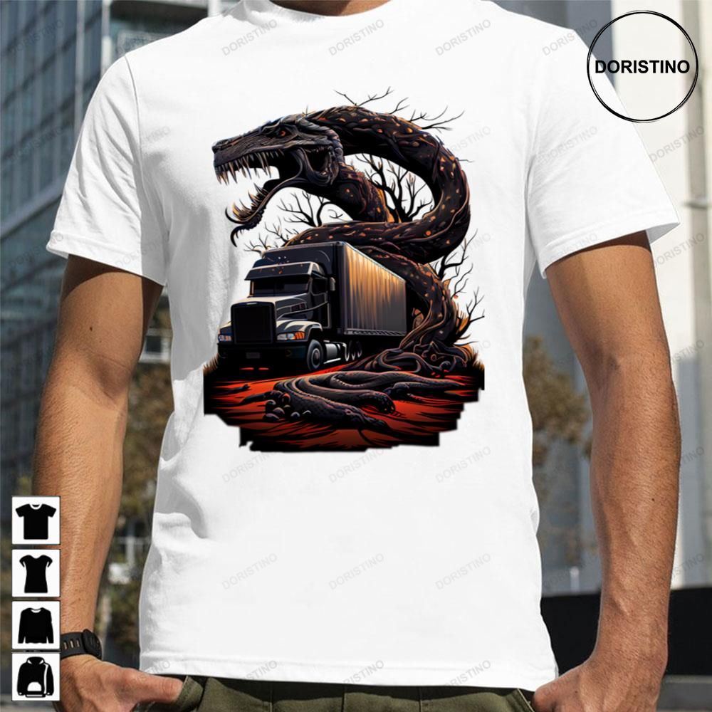 Snake Art Husband Dad Trucker Legend Limited Edition T-shirts